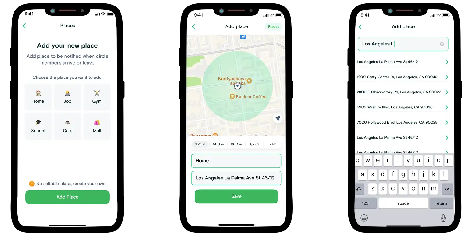 Screen from the Number Tracker app.
