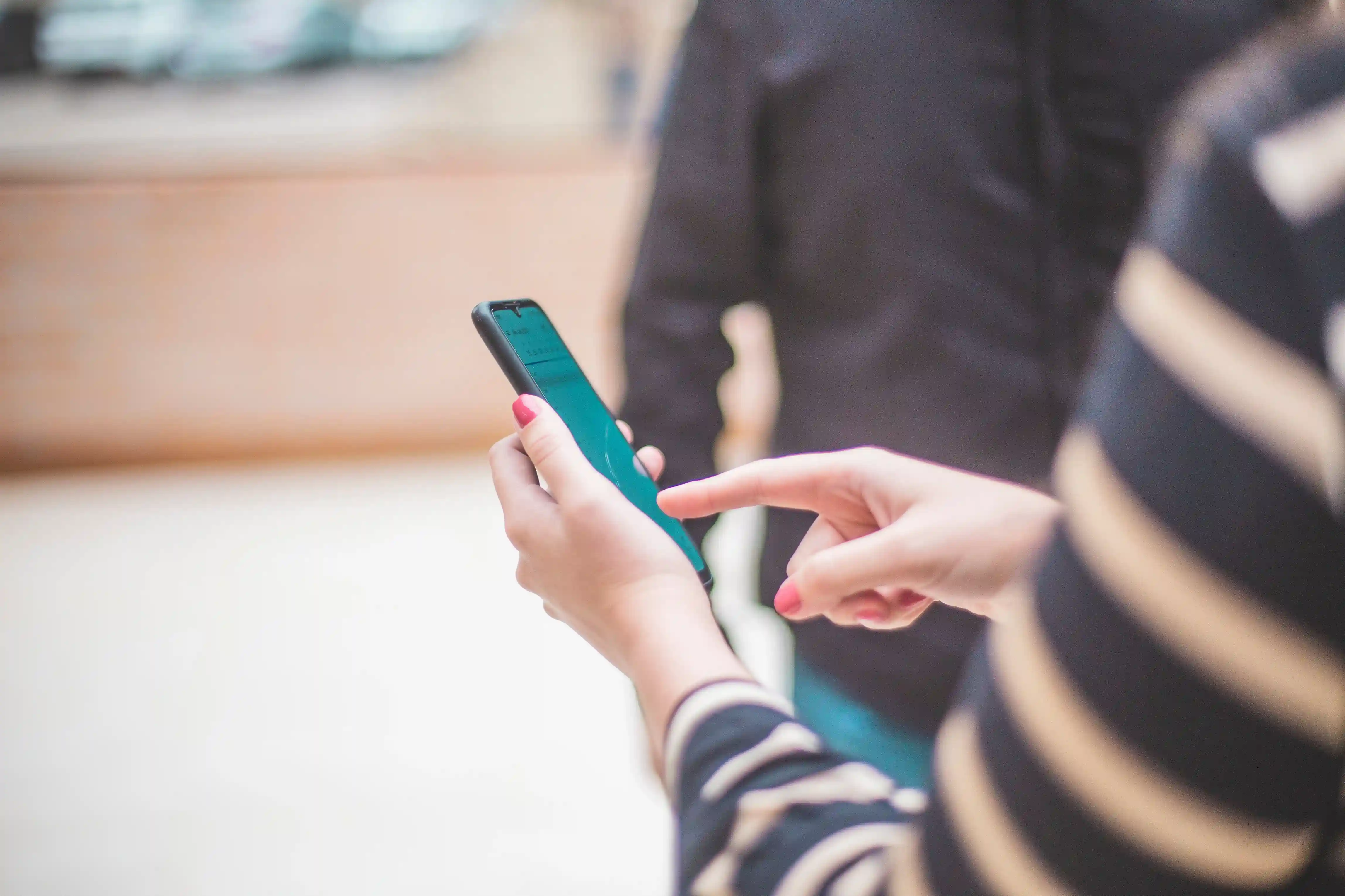 woman using Coin ID Scanner app